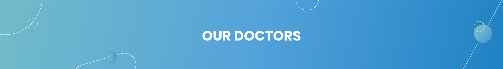Our Doctors banner